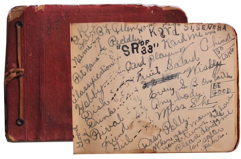 Item #7263 [Autograph Album Compiled by a Young African American Woman.]. Allyne Ernest Bradshaw Lewis.