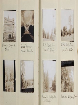 Item #7394 Small Travel Photo Album with Tiny Photos