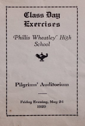 [Scrapbook Compiled by Student at Phyllis Wheatley High School.]