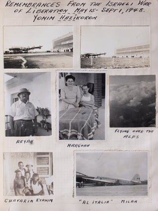 Item #7492 [Scrapbook Compiled by Prominent Jewish Doctor With Section Devoted to His Visit to...