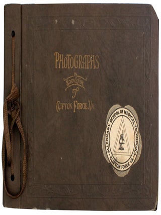 Item #7520 Photo Album Alleghany School Medical Technology Clifton Forge Virginia
