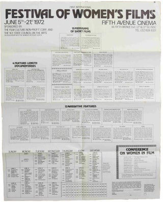 First International Festival of Women's Films.