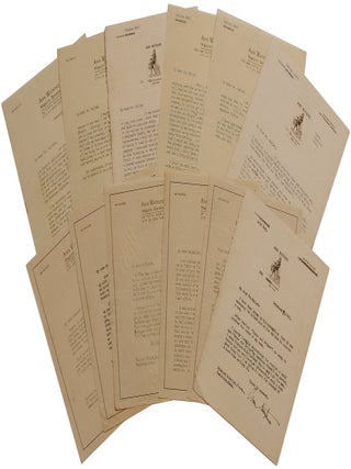 Item #7918 [Archive of Manuscripts and Correspondence Related to Accomplished Short-Story Writer...