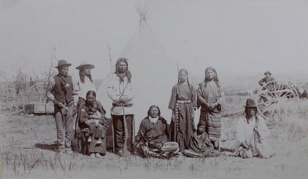Photo Album Depicting Native Americans at the Rosebud Indian Agency. Anderson, ohn, lvin.