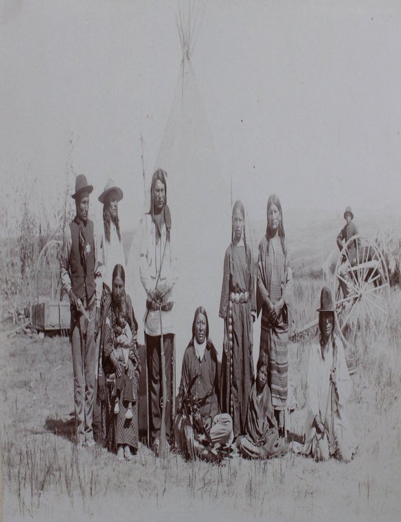 Item #7957 [Photo Album Depicting Native Americans at the Rosebud Indian Agency]. Anderson, ohn, lvin.