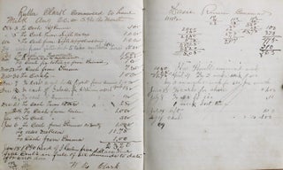 Manuscript School & Ledger Book Lancaster Quarreyville Pennsylvania
