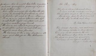 Manuscript School & Ledger Book Lancaster Quarreyville Pennsylvania