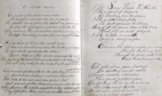 Manuscript School & Ledger Book Lancaster Quarreyville Pennsylvania