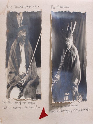 Item #8041 [Photo Album Depicting Native Americans
