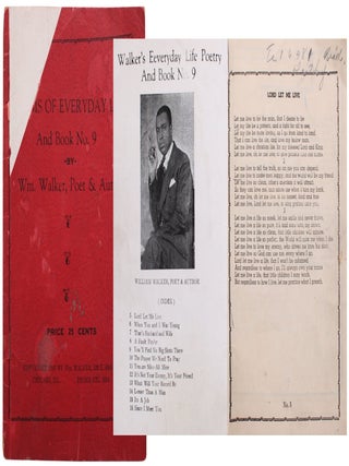 Item #8043 Walker's Everyday Life Poetry And Book No. 9. William Walker