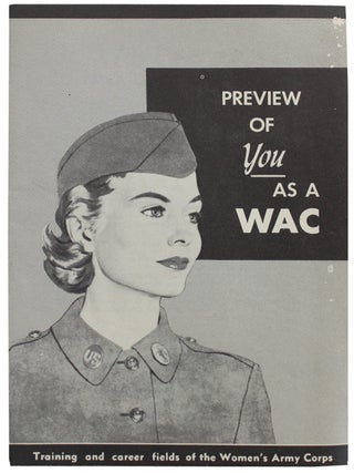 Item #8077 Preview of You as a WAC [Cover title