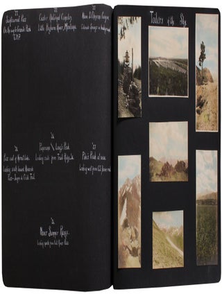 [Photo Album of Hand-Colored Landscape Photos with Many in National Parks and Forests.]
