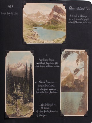 [Photo Album of Hand-Colored Landscape Photos with Many in National Parks and Forests.]