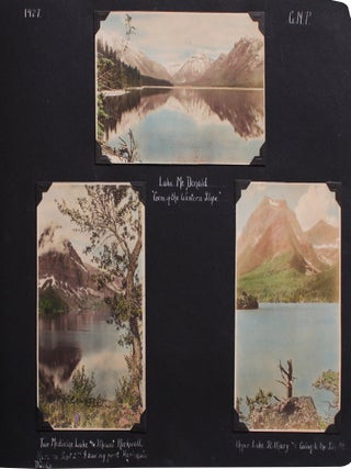 [Photo Album of Hand-Colored Landscape Photos with Many in National Parks and Forests.]