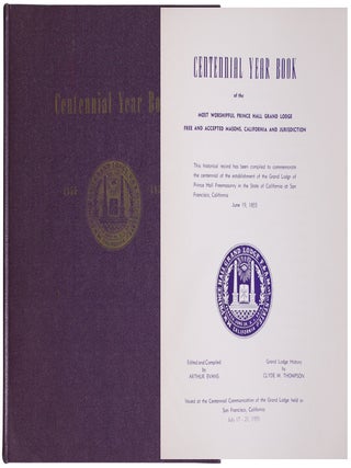 Item #8162 Centennial Year Book . . Arthur Evans, Clyde M. Thompson