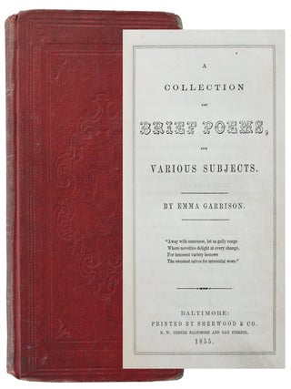 Item #8289 A Collection of Brief Poems on Various Subjects