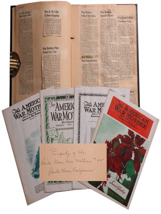 Item #8293 [Scrapbook of News Clippings and Four Rare Issues of The American War Mother Magazine