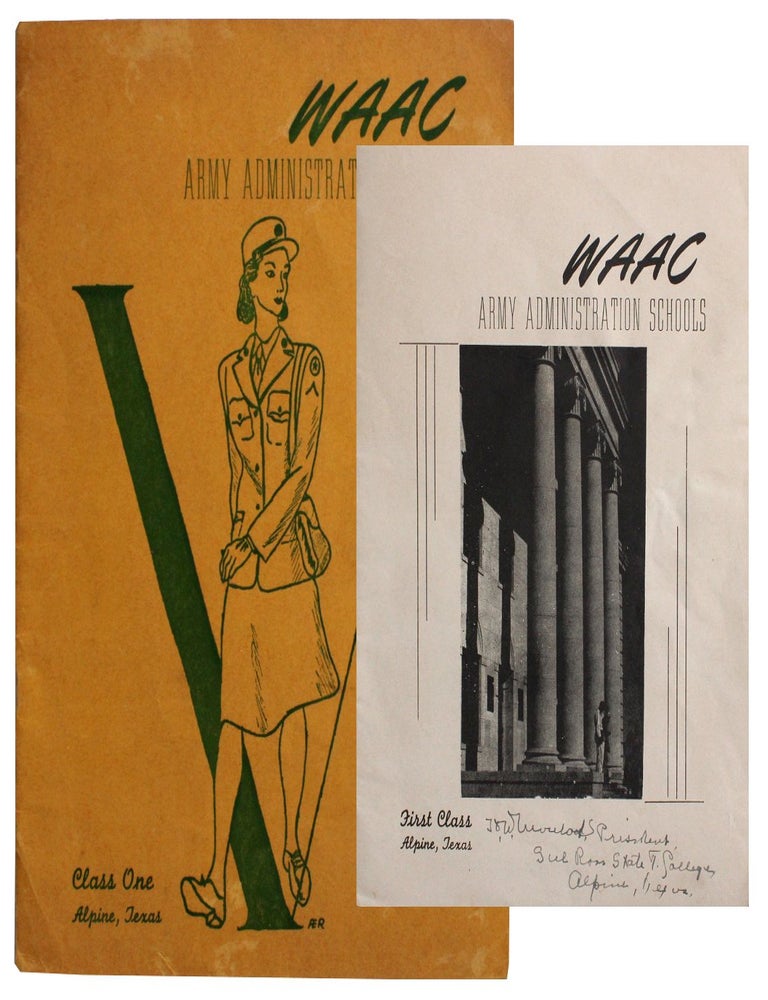 Item #8311 WAAC Army Administration Schools. First Class.
