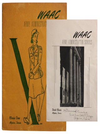 Item #8311 WAAC Army Administration Schools. First Class