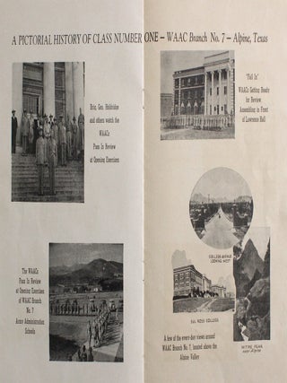 WAAC Army Administration Schools. First Class.
