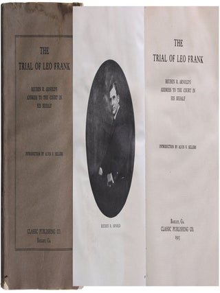 Item #8392 The Trial of Leo Frank . . Reuben R. Arnold