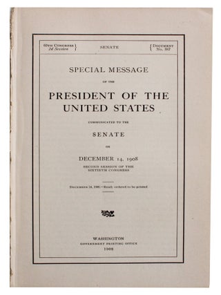 Item #8404 Special Message of the President of the United States Communicated to the Senate