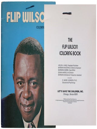 Item #8456 Flip Wilson Coloring Book. E. Marie Johnson