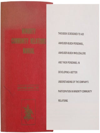 Item #8590 Minority Community Relations Manual [Cover title