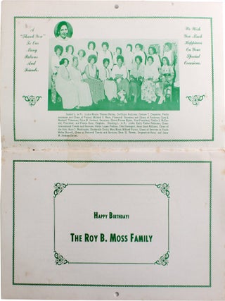 The Links, Inc. Birthday and Anniversary Calendar Monroe Louisiana