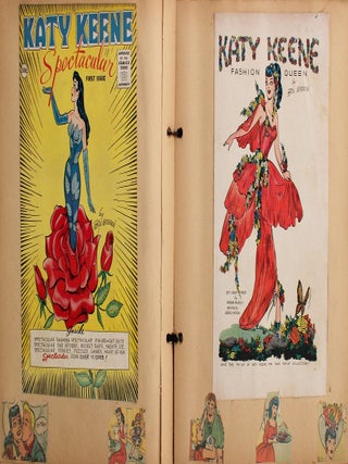 [Collection of Clipped Katy Keene Comic Book Art].