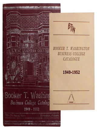 Item #8953 Booker T. Washington Business College Catalogue 1949-1952