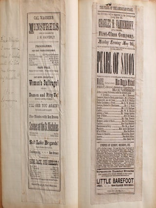 Item #9144 [Scrapbook of Theater Programs and Handbills