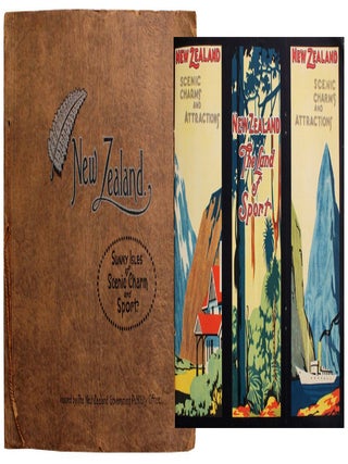 Item #9148 New Zealand. Sunny Isles of Scenic Charm and Sport. [Cover title