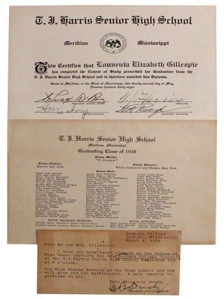 [Collection of an African American Student and Later Teacher at Segregated Schools].