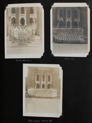 Item #9212 [Photo Album Depicting the 93rd Evacuation Hospital in Africa with Many Images of...