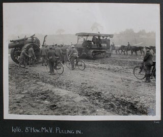 Item #9248 [Photo Album of Exceptional Images of World War I Featuring the First Use of Tanks in...