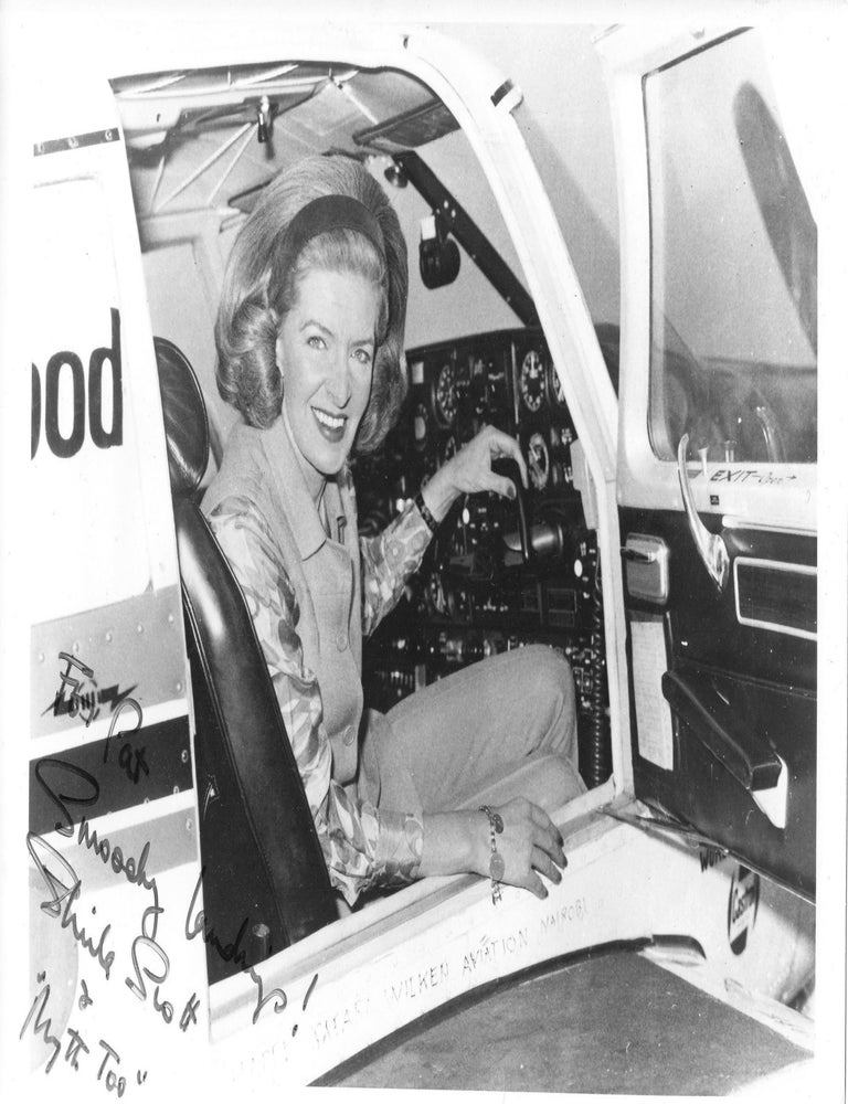 Item #9272 Autographed Photos of Sheila Scott and her planes Mythre and Myth Too
