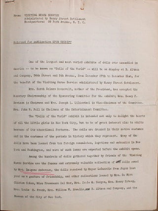 Item #9322 [Scrapbook of a Noted Antique Doll Collector]. Imogene Anderson