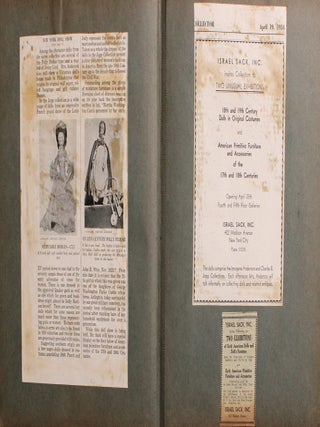 [Scrapbook of a Noted Antique Doll Collector].