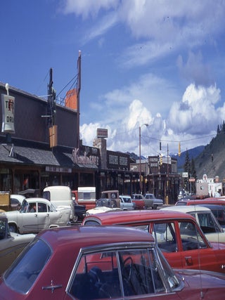 Item #9338 Teton Village Wyoming Original 1957 35mm Film Slide