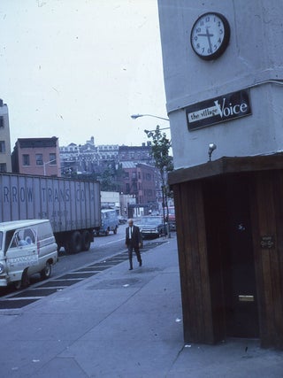 Item #9340 Village Voice Building New York City Original 1969 35mm Film Slide