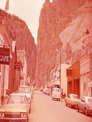 Item #9344 Creede Colorado Street Scene Original 1975 35mm Film Slide