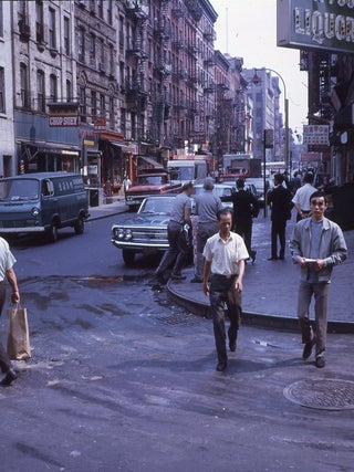 Item #9350 New York City Chinatown 1969 Original 35mm Film Slide