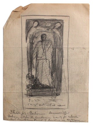 Item #9384 [Collection of Sketches and Photographs by Italian American Sculptor Who Studied Under...