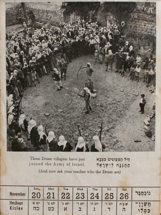 Calendar for Israel's Children 1949/50.