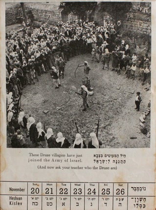 Calendar for Israel's Children 1949/50.