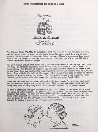 Women's Activities Department [Cover title].