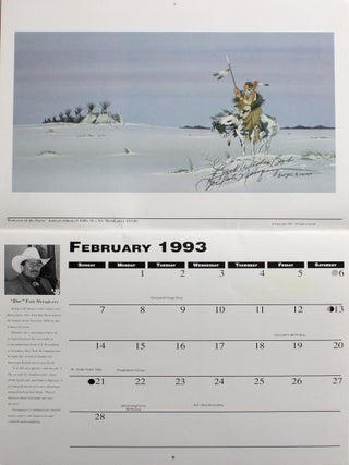 1993 American Indian Art Calendar [Cover title].