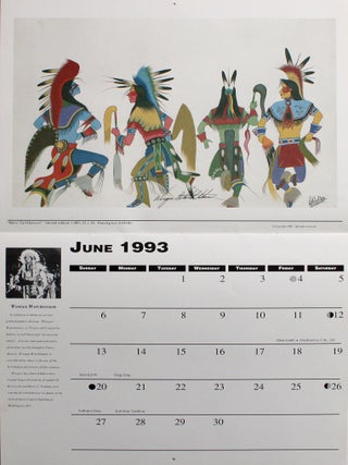 1993 American Indian Art Calendar [Cover title].