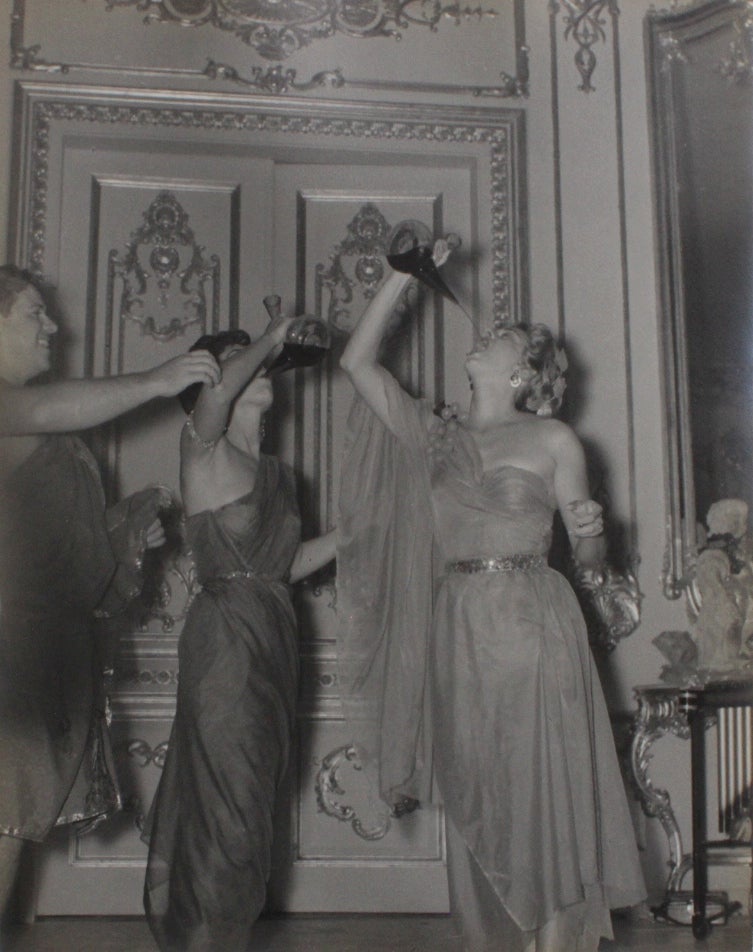 Photographs of Wealthy Houston Society Parties. Victor Shifreen.